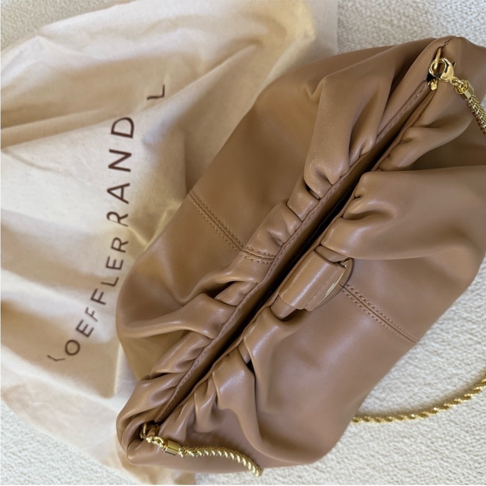 Loeffler Randall Oversized Leather Clutch - Picture 3 of 5